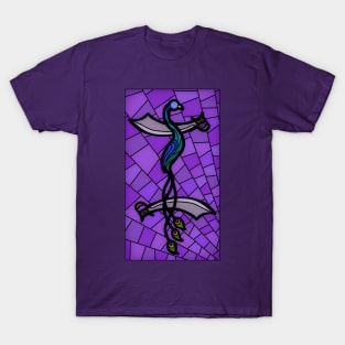 Mollymauk Tealeaf Stained Glass T-Shirt